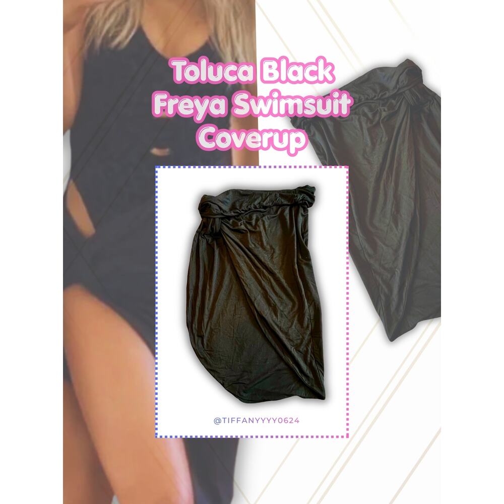 ❥ Toluca Freya Swimsuit Coverup Black • Size L